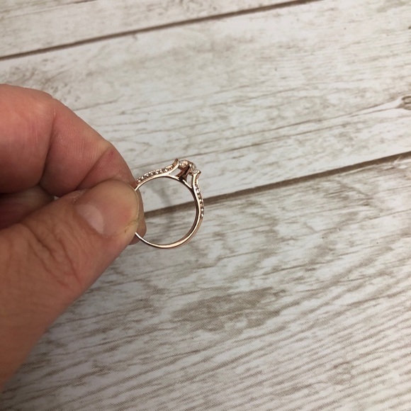 NEW CATE & CHLOE Leona "Fate" 18K Rose Gold Plated Ring Sz 6 - Picture 7 of 9